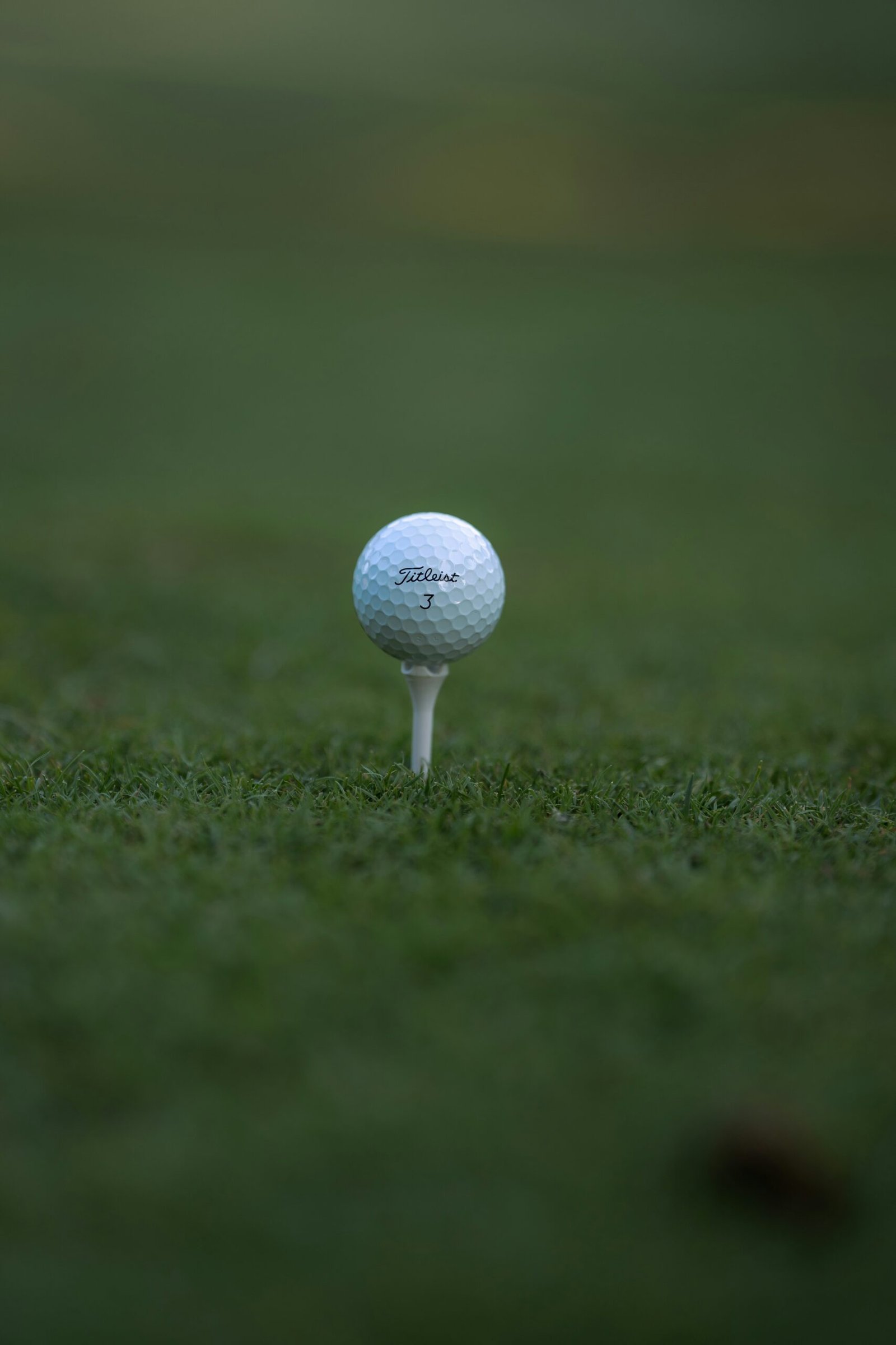 a golf ball on a golf course